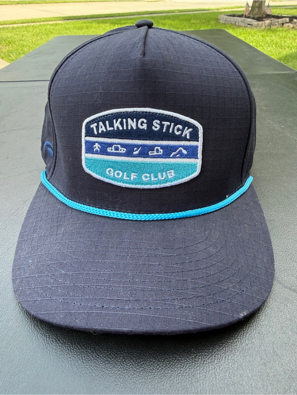 Talking Stick navy rope hat